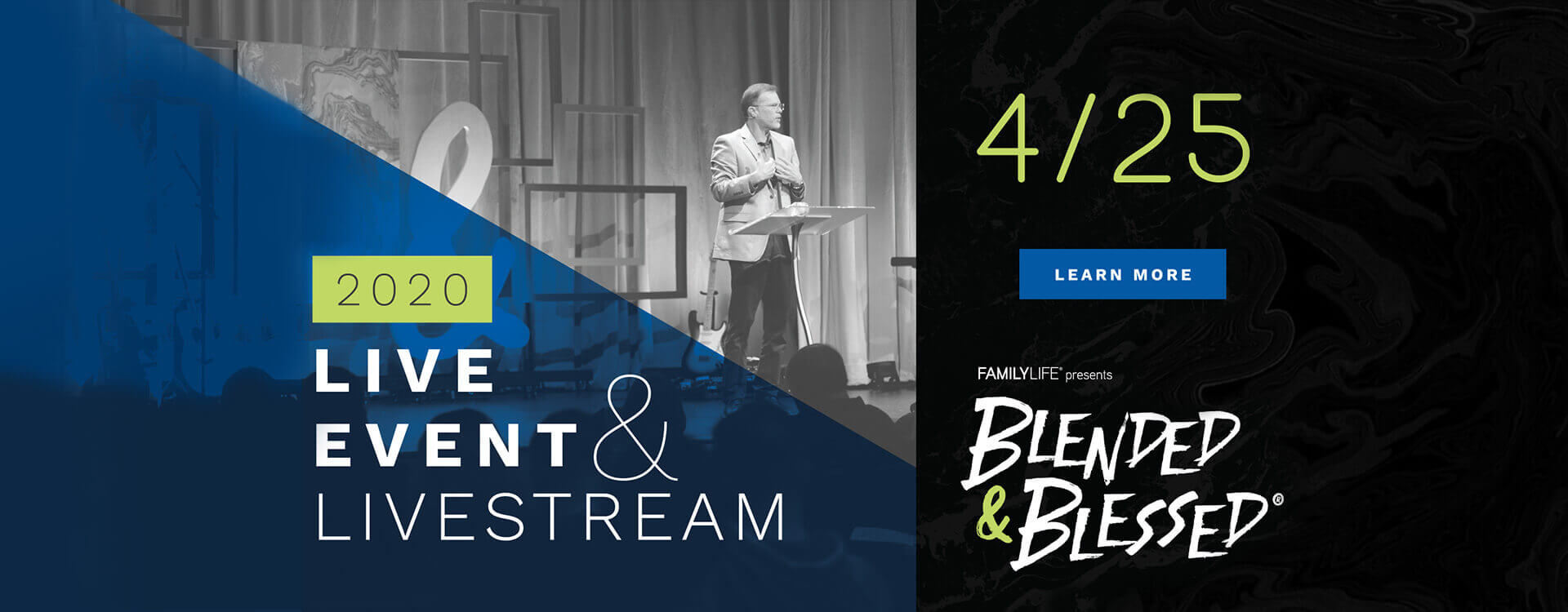 Blended & Blessed Livestream promo banner